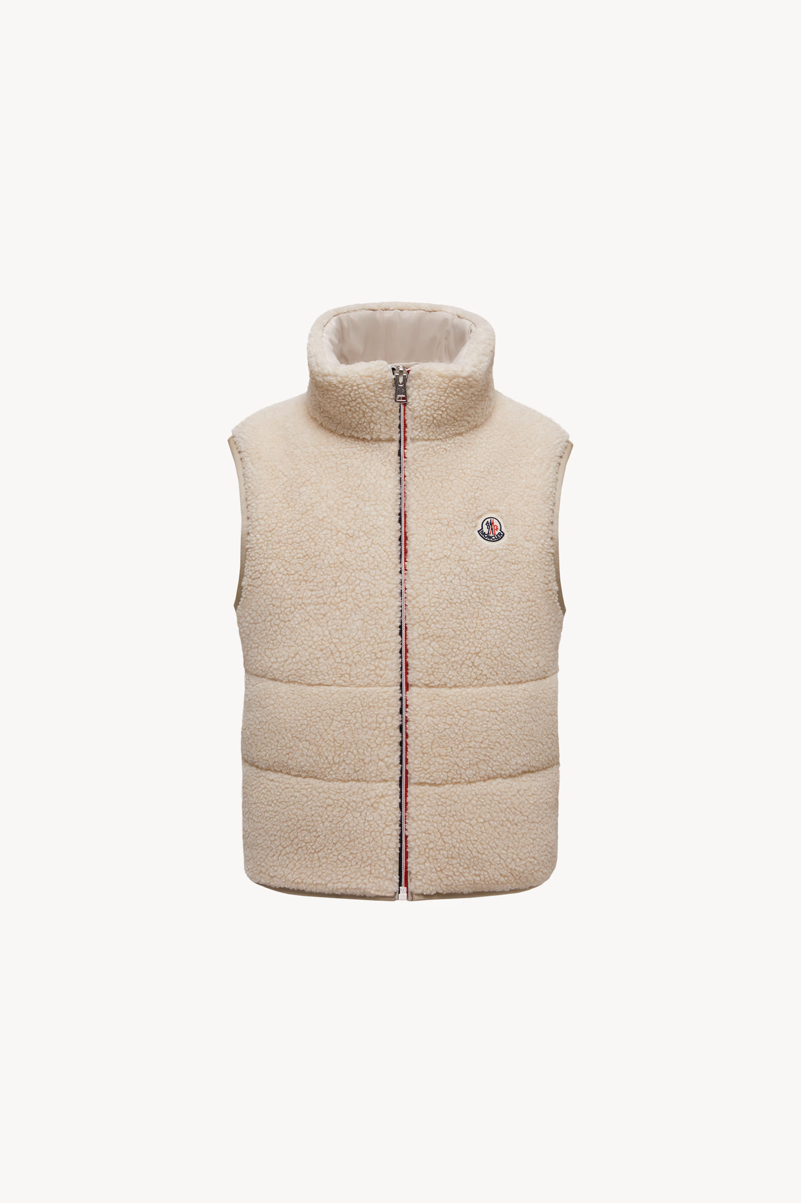 Tib Teddy Padded Vest Boy Light Beige Moncler 0